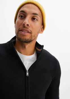 Gilet zippé en fine maille