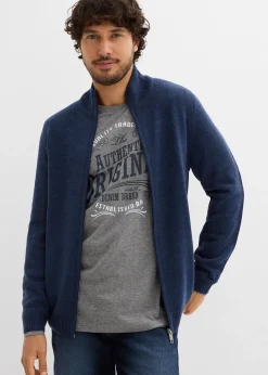 Gilet zippé en fine maille