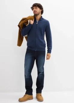 Gilet zippé en fine maille