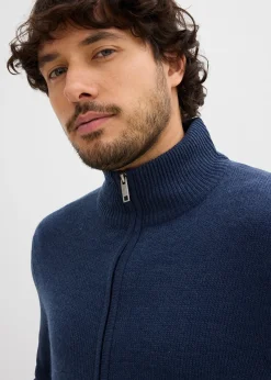 Gilet zippé en fine maille