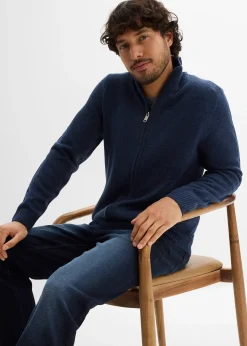 Gilet zippé en fine maille