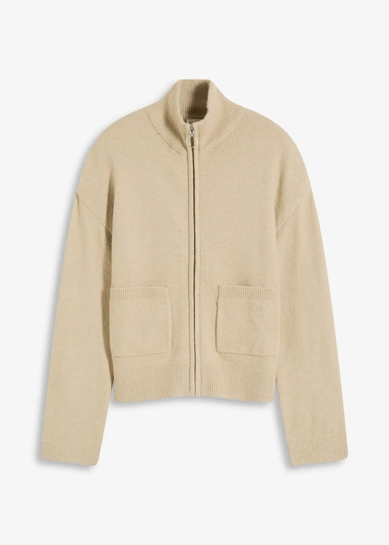 Gilet zippé en maille