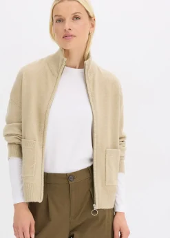 Gilet zippé en maille