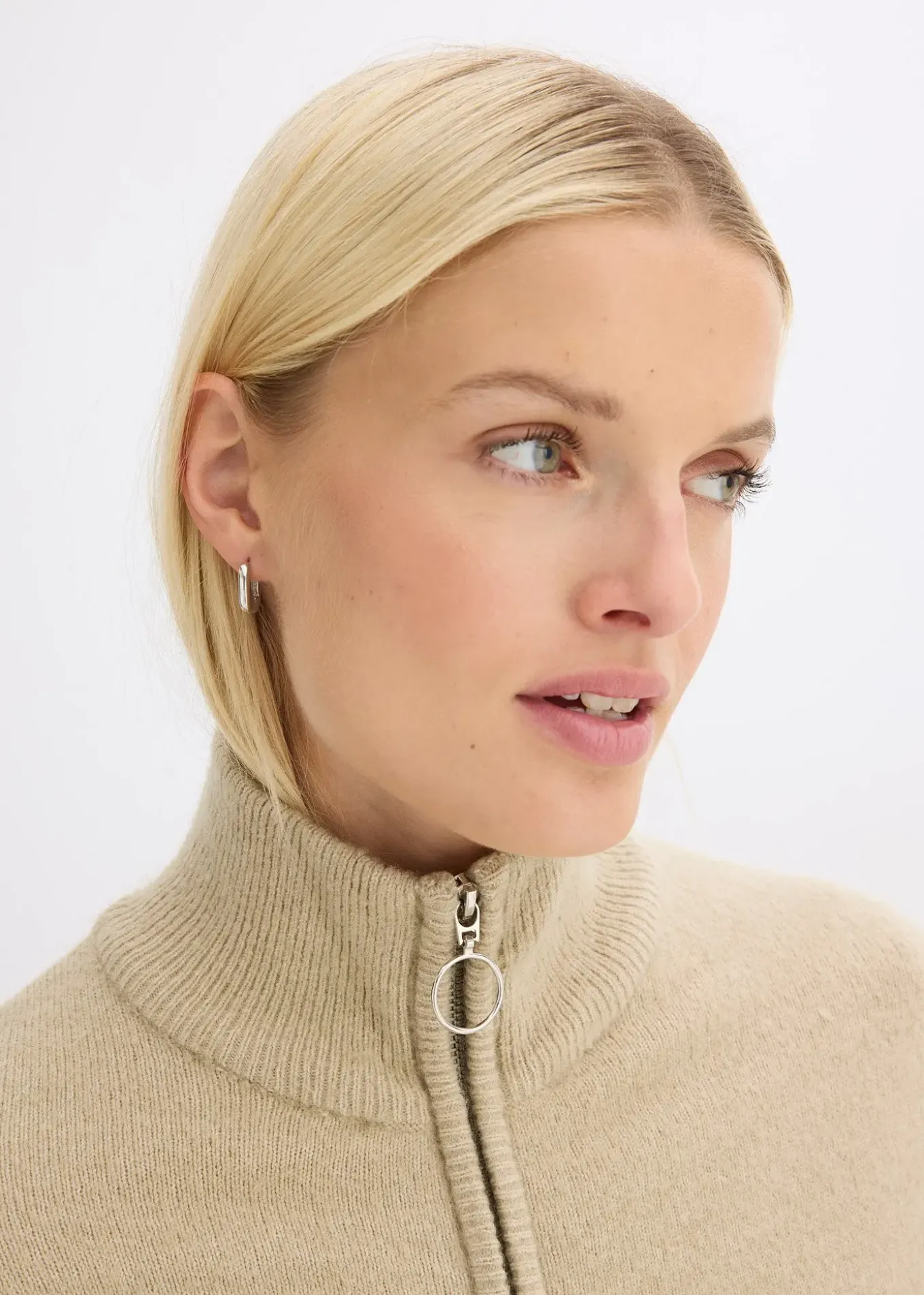 Gilet zippé en maille