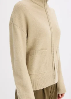 Gilet zippé en maille