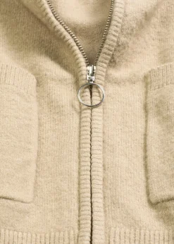 Gilet zippé en maille