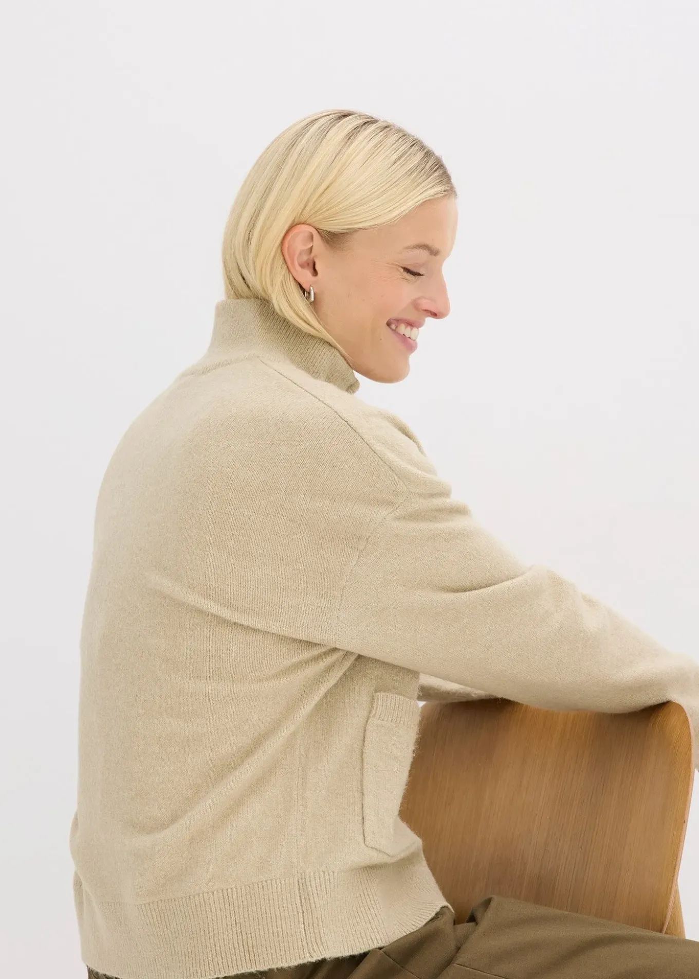 Gilet zippé en maille