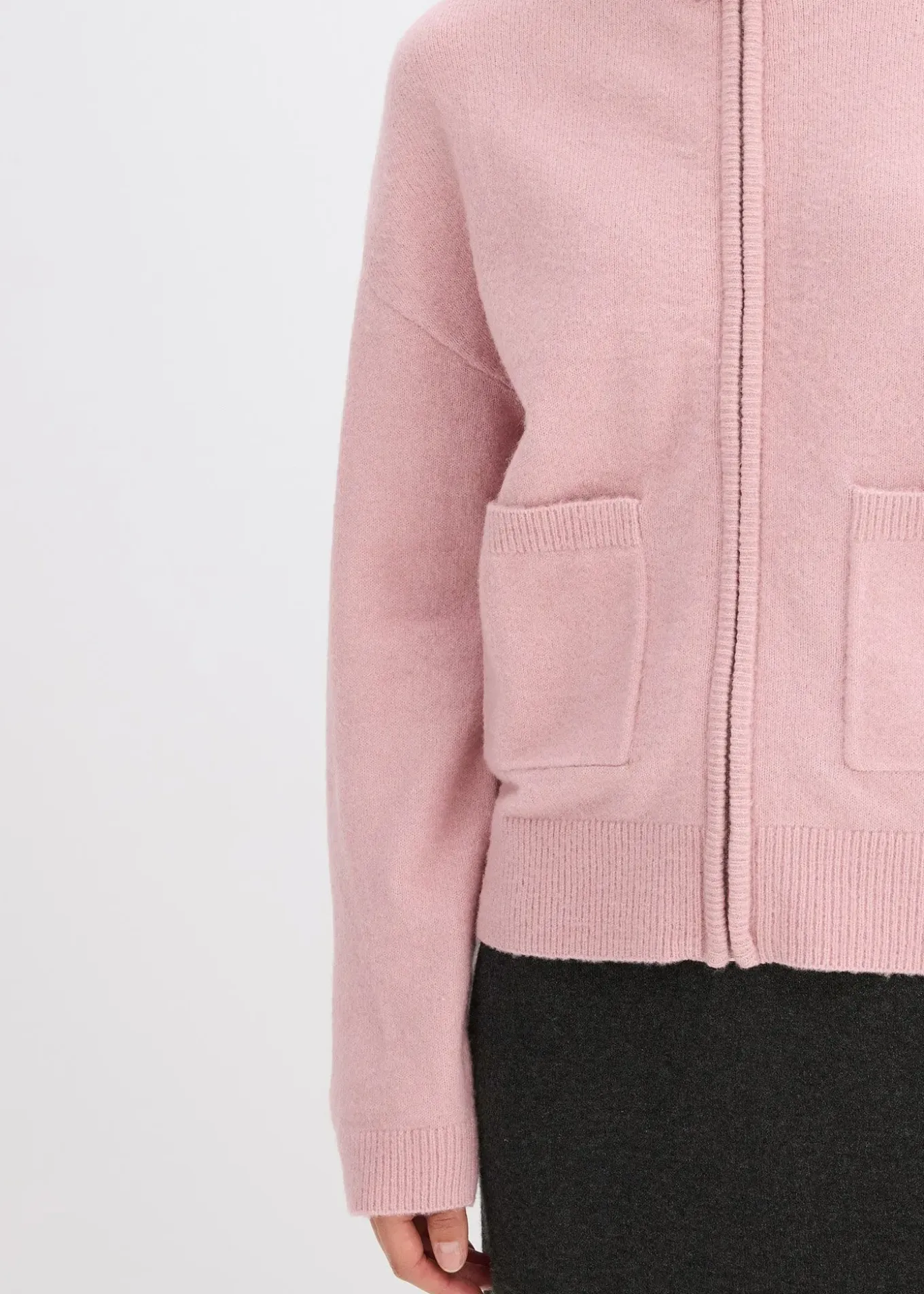 Gilet zippé en maille