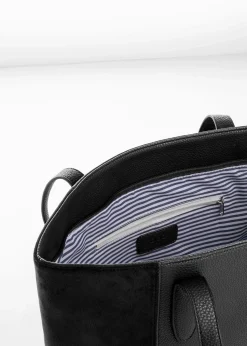 Grand cabas bi-matière