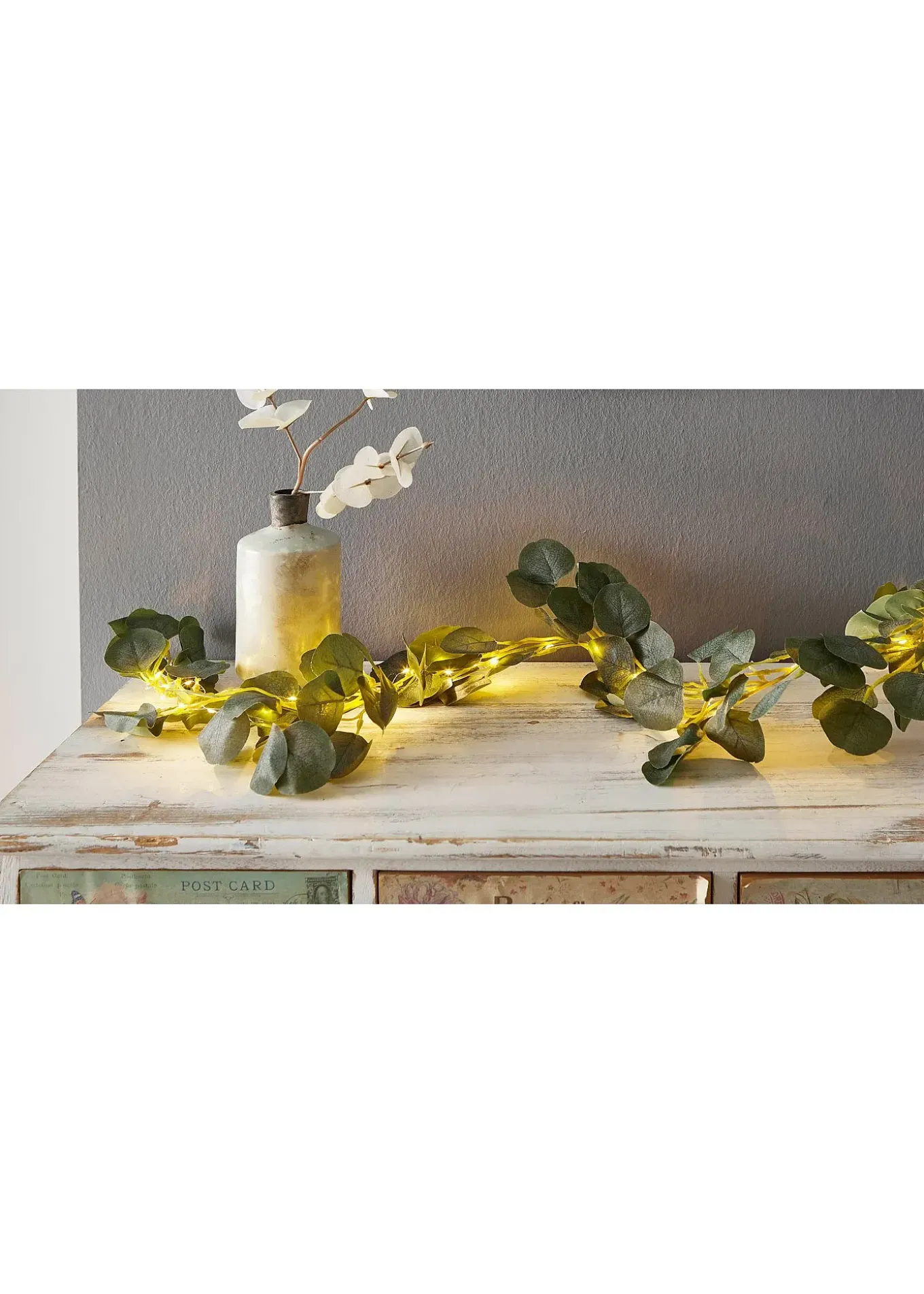 Guirlande fleur artificielle LED