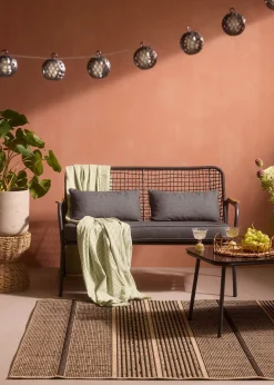 Guirlande lumineuse LED à boules en mesh