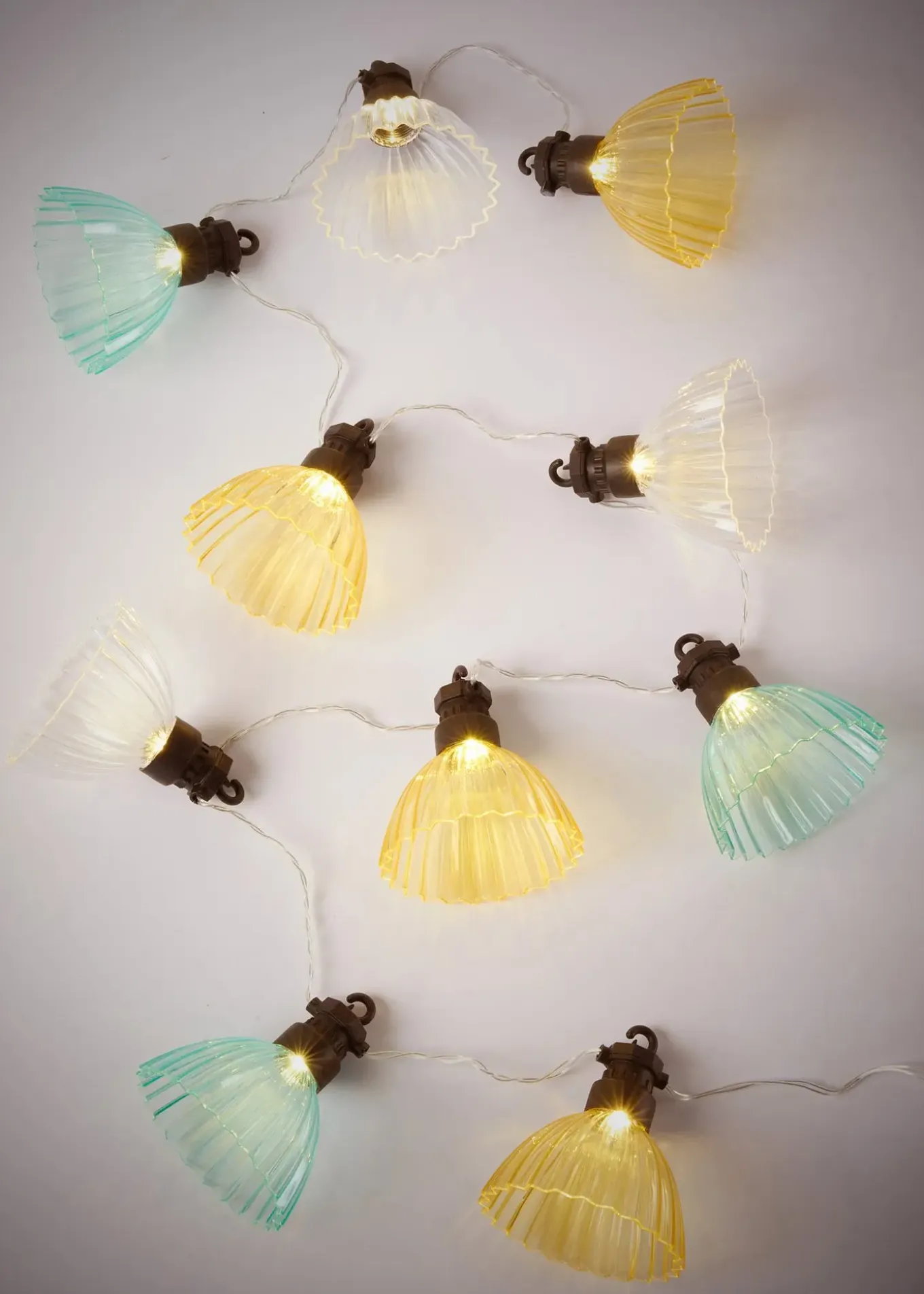 Guirlande lumineuse LED en forme de corolles