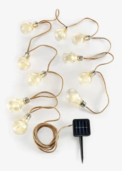 Guirlande lumineuse solaire avec boules