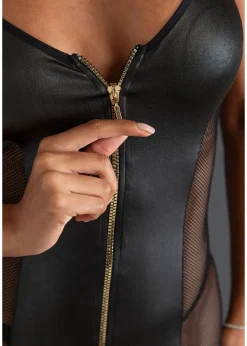 Guêpière sexy avec zip
