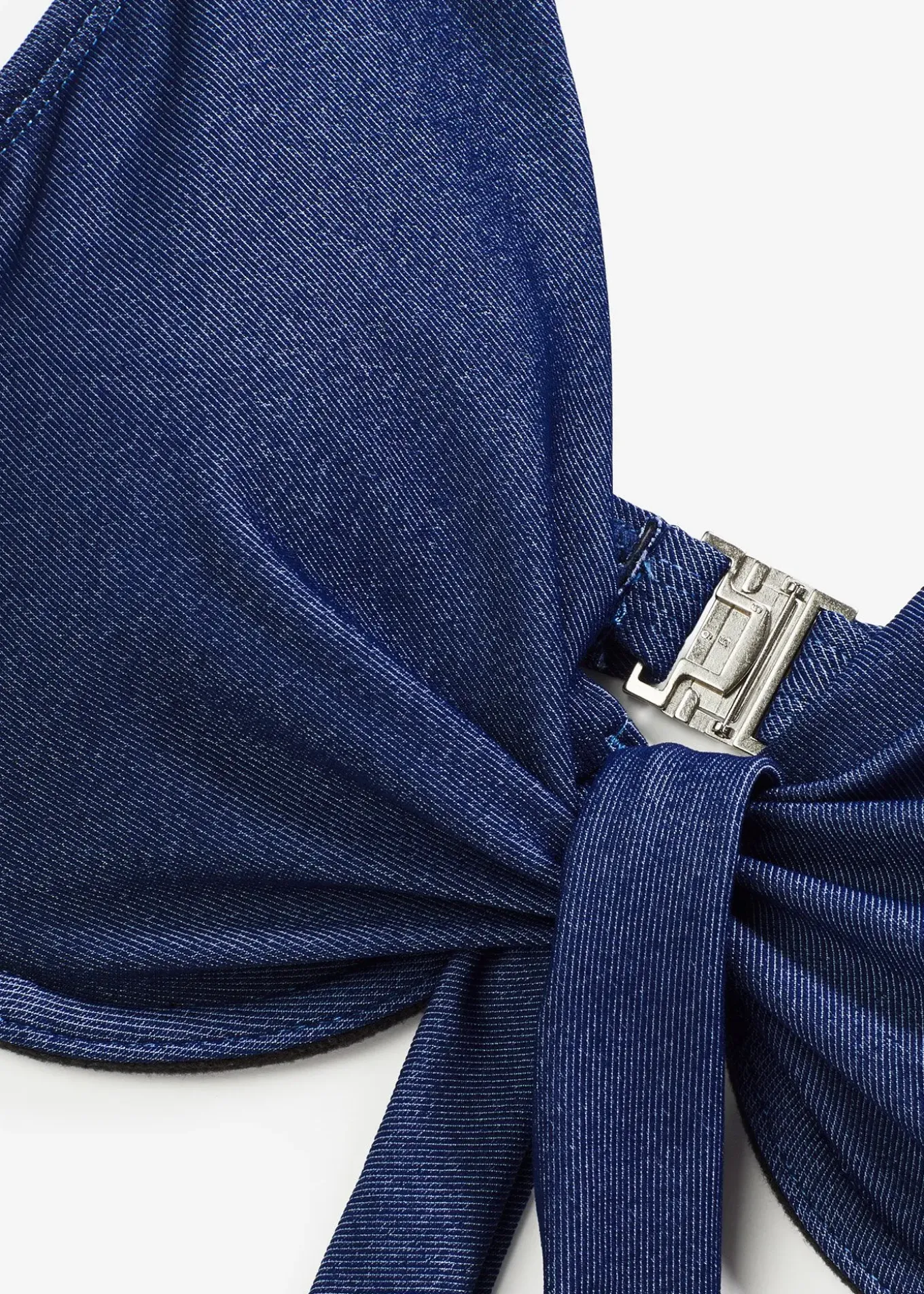 Haut de bikini à armatures, aspect jean