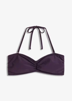 Haut de bikini bandeau à bretelles amovibles