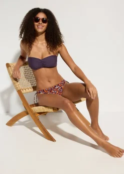 Haut de bikini bandeau à bretelles amovibles