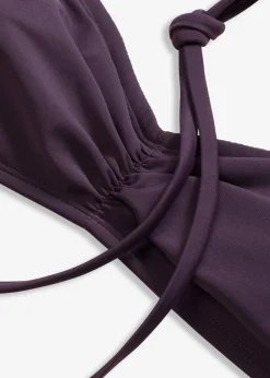 Haut de bikini bandeau à bretelles amovibles