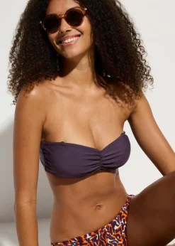 Haut de bikini bandeau à bretelles amovibles