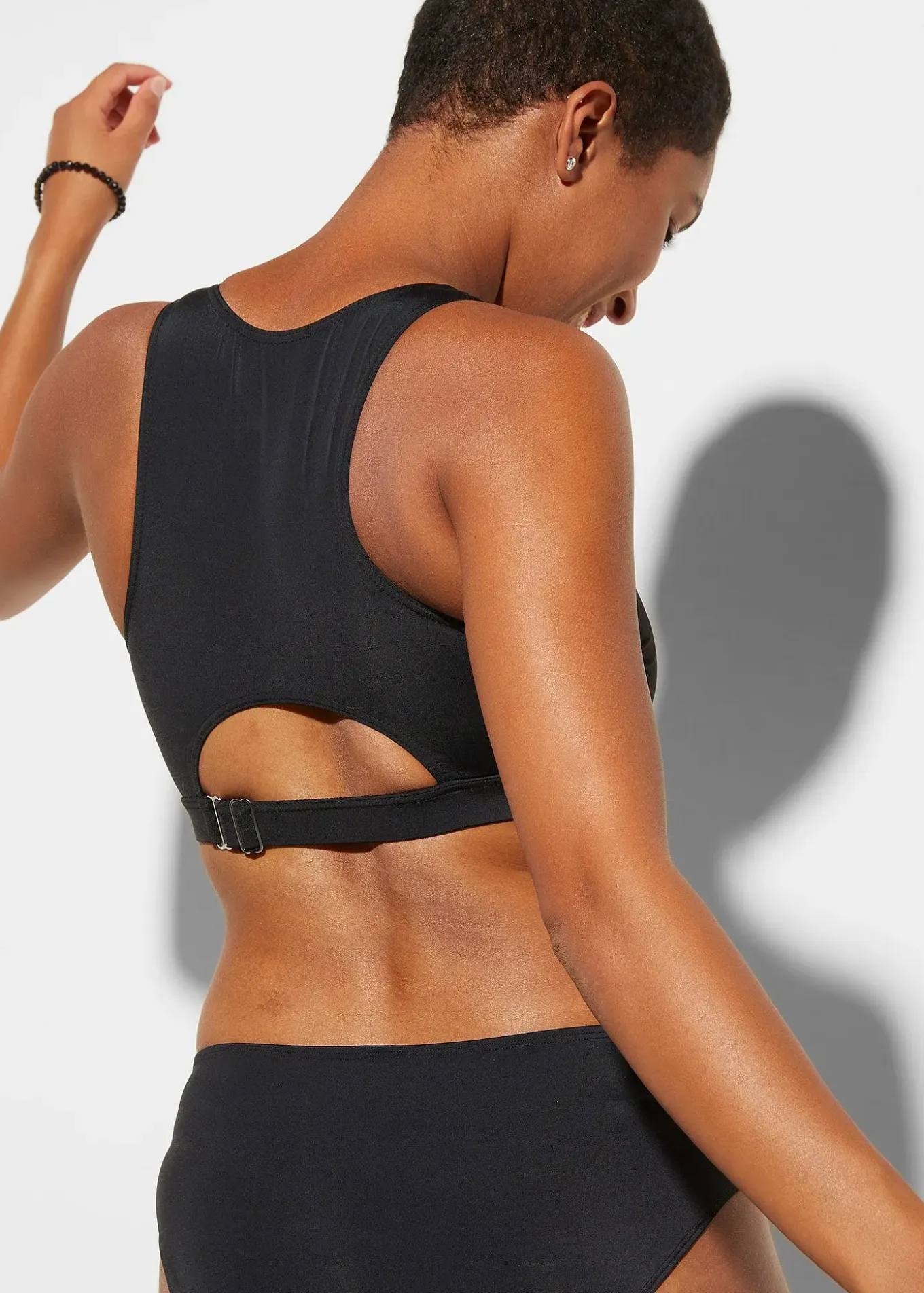 Haut de bikini brassière à bande sous-poitrine réglable