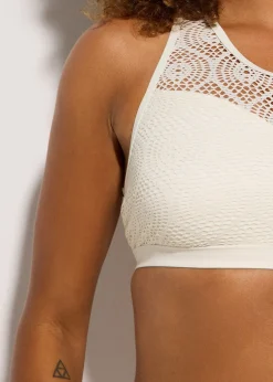 Haut de bikini brassière avec dentelle