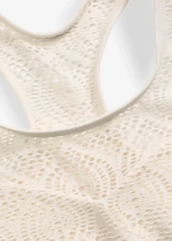 Haut de bikini brassière avec dentelle