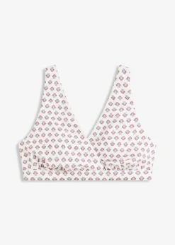 Haut de bikini brassière avec col en V