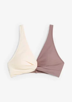 Haut de bikini brassière avec détail torsadé