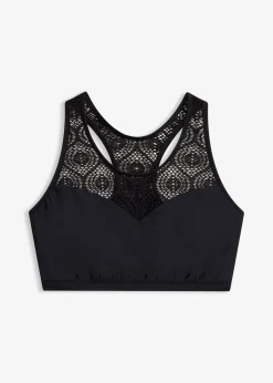 Haut de bikini brassière avec dentelle
