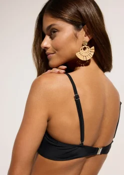 Haut de maillot à armatures et fronces latérales