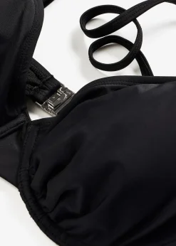 Haut de maillot à armatures et fronces latérales