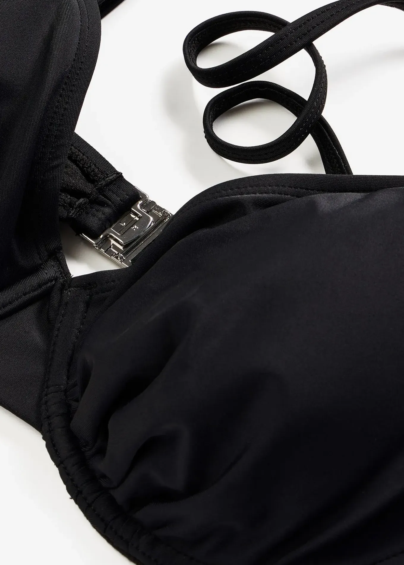 Haut de maillot à armatures et fronces latérales