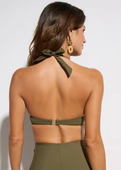 Haut de maillot dos nu à encolure V