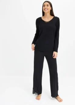 Haut de pyjama contenant de la viscose