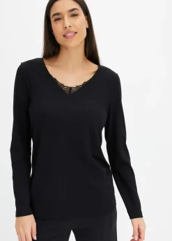 Haut de pyjama contenant de la viscose