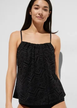 Haut de tankini en dentelle