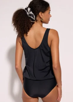 Haut de tankini oversize, coupe ballon