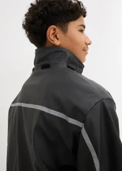Imperméable thermique à doublure polaire et capuche amovible