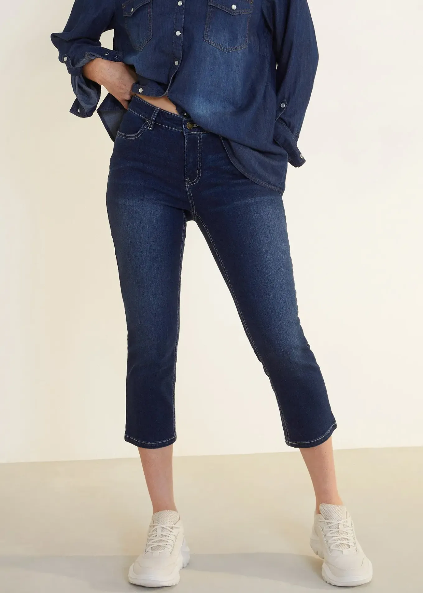 Jean 7/8 confort stretch