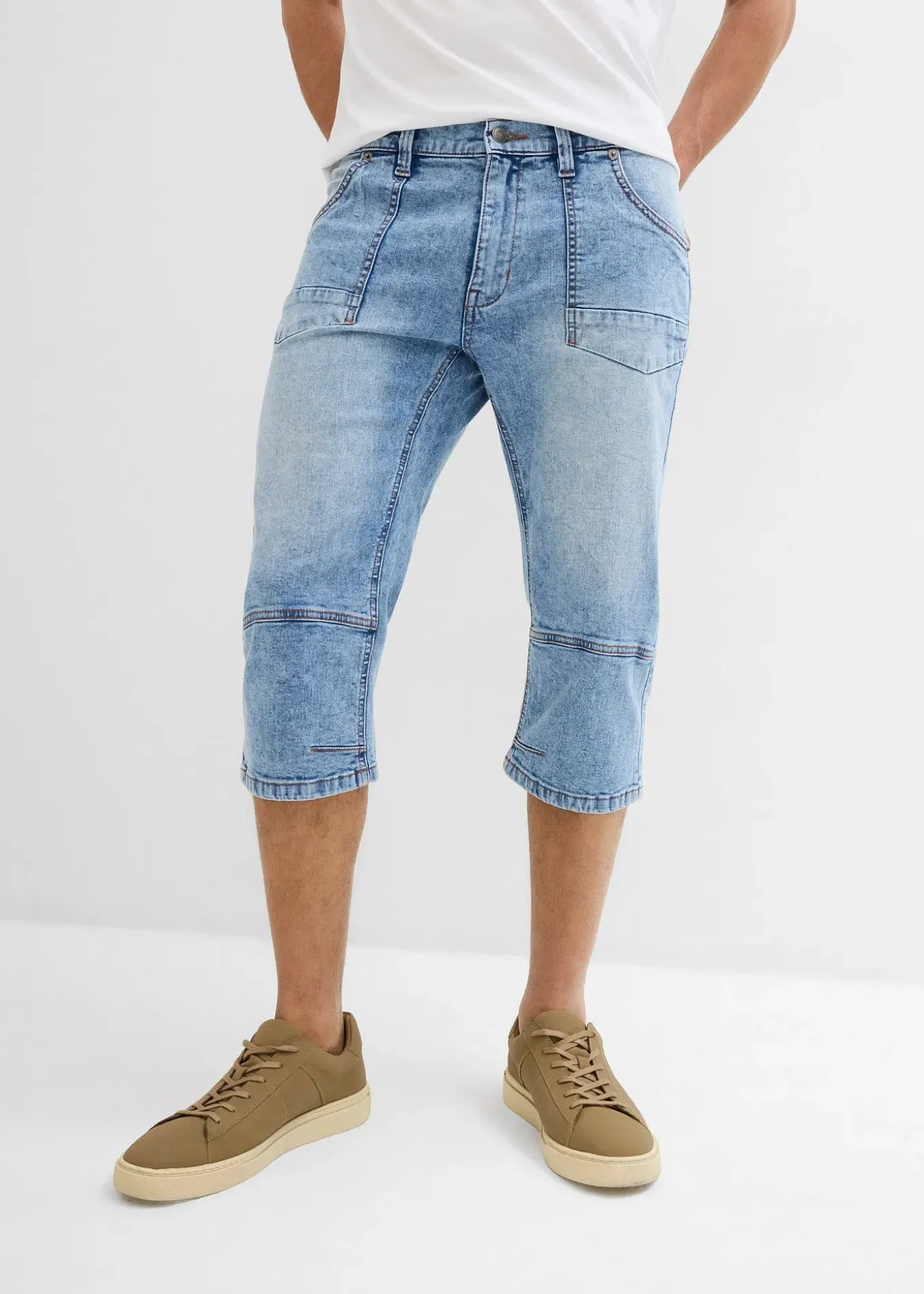 Jean 3/4 droit, Regular, droit