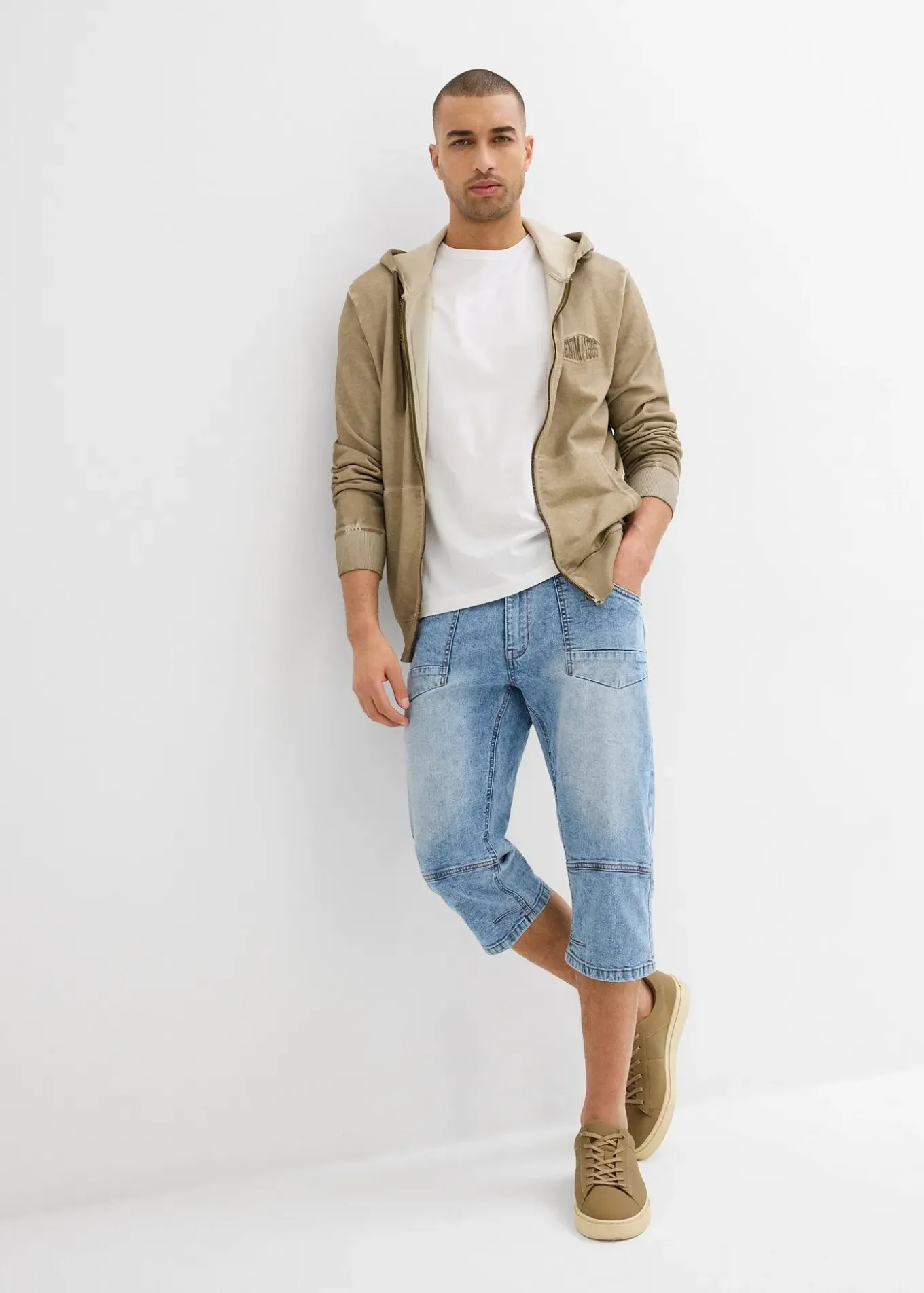 Jean 3/4 droit, Regular, droit