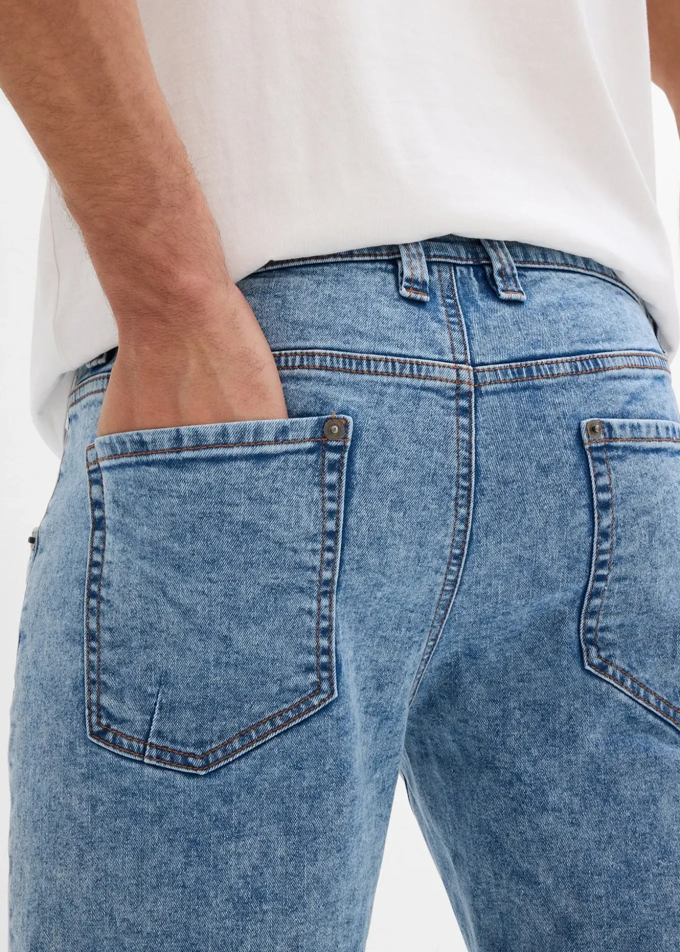 Jean 3/4 droit, Regular, droit