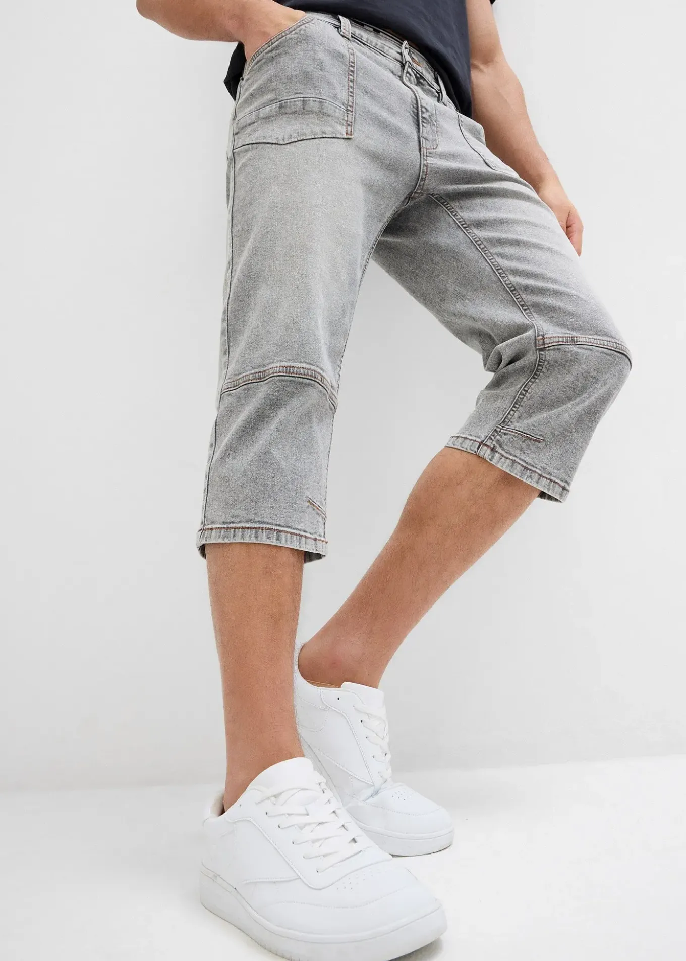 Jean 3/4 droit, Regular, droit