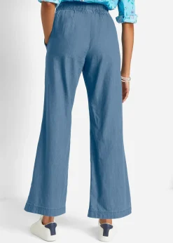 Jean à enfiler léger avec taille confortable, coupe large