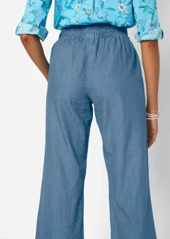 Jean à enfiler léger avec taille confortable, coupe large