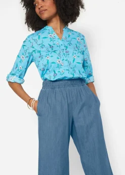 Jean à enfiler léger avec taille confortable, coupe large