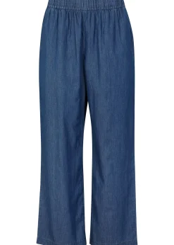 Jean à enfiler léger avec taille confortable, coupe large