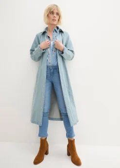 Jean 7/8 extensible, bas fendu