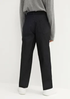 Jean ample à taille réglable, droit