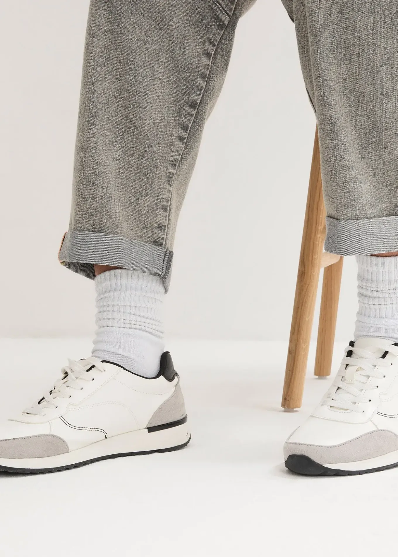 Jean au délavage vintage